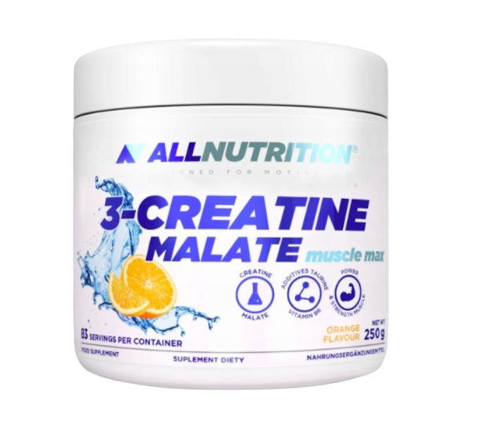 Allnutrition 3-Creatine Malate, Orange - 250g - Orange
