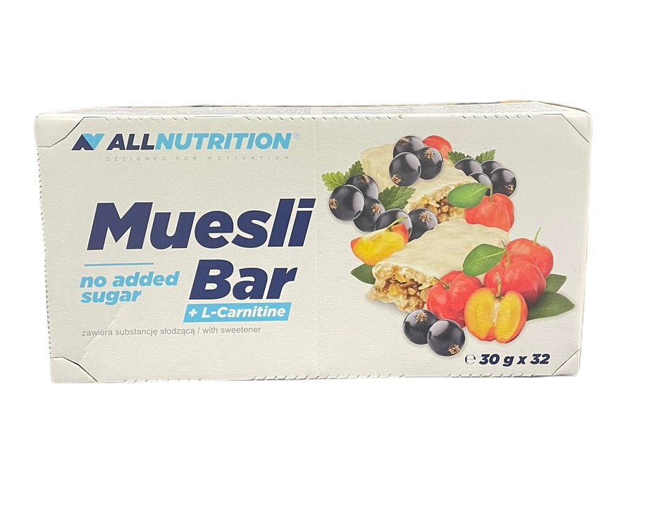 Muesli Bar + L-Carnitine, Yoghurt & Blackcurrant - 32 bars - Yoghurt & Blackcurrant
