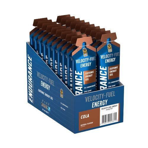 Endurance Energy Isotonic Energy Gel, Cola - 20 x 60g - Cola