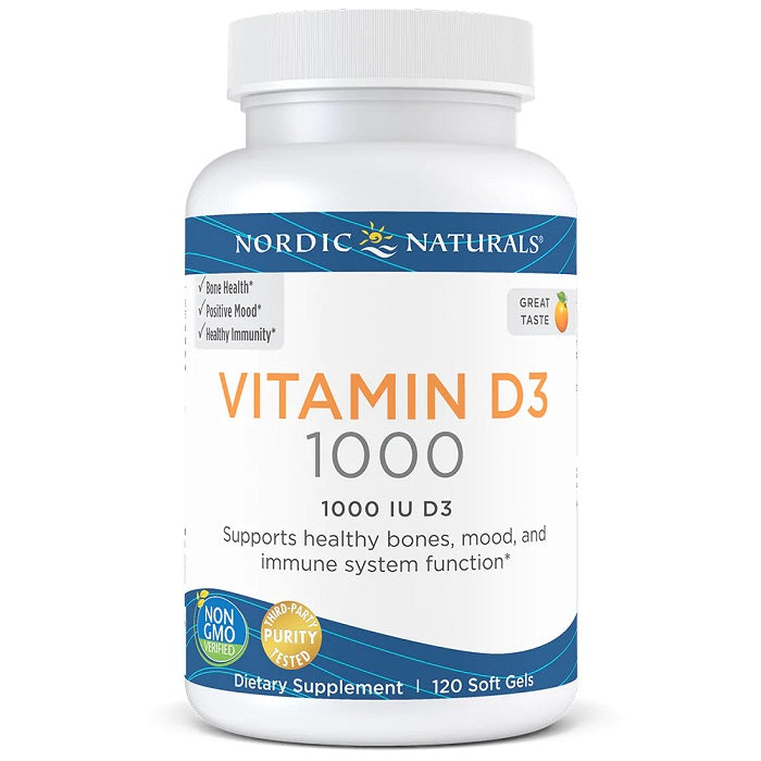Vitamin D3, 1000 IE Orange – 120 Weichkapseln