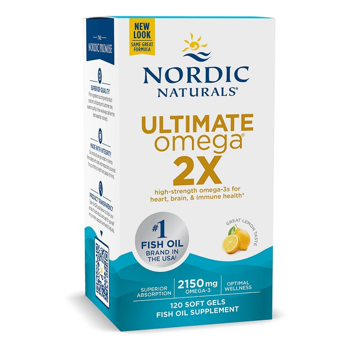 Ultimate Omega 2X, 2150mg Lemon (EAN 768990021527) - 120 softgels