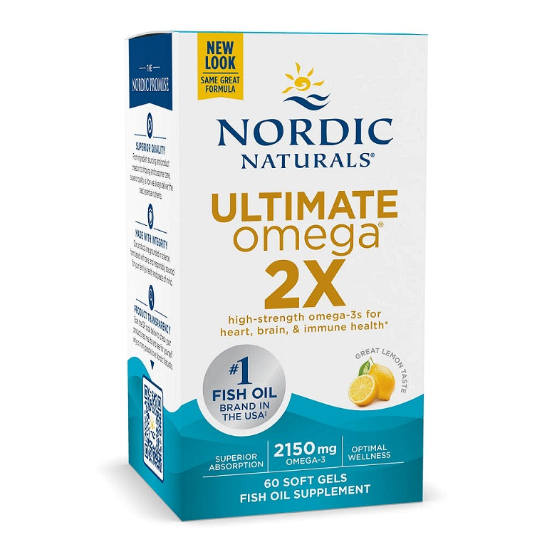 Ultimate Omega 2X, 2150mg Lemon (EAN 768990021503) - 60 softgels