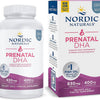 Prenatal DHA, 830mg Omega-3 + 400 IU D3 Unflavored (EAN 768990017483) - 180 softgels