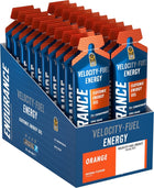 Endurance Energy Isotonic Energy Gel, Orange - 20 x 60g - Orange
