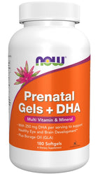 Prenatal Gels + DHA - 180 softgels