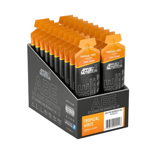 Applied Nutrition ABE - All Black Everything Gel, Tropical Vibes - 20 x 60g - Tropical Vibes