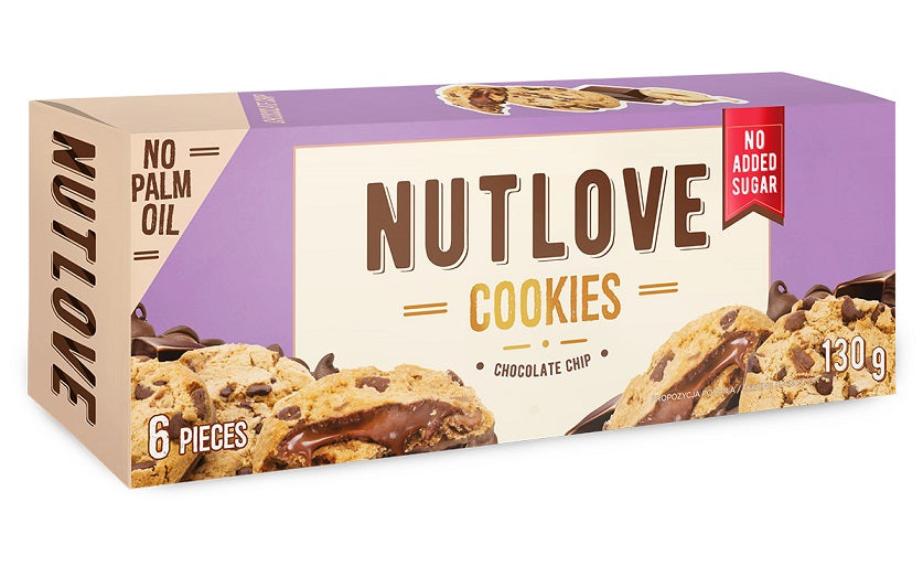 Nutlove Cookies, Chocolate Chip - 6 cookies - Chocolate Chip