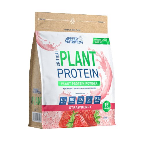 Critical Plant Protein, Strawberry - 450g - Strawberry