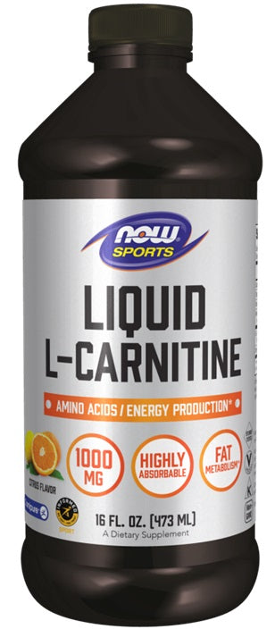 Liquid L-Carnitine, 1000mg Citrus - 473 ml. - 1000mg Citrus