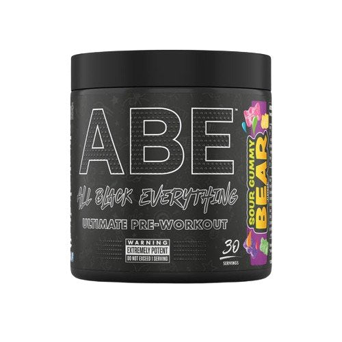 Applied Nutrition ABE - All Black Everything, Sour Gummy Bear - 375g - Sour Gummy Bear