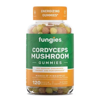 Cordyceps Pilz Gummibärchen, Mango & Ananas - 120 Gummibärchen