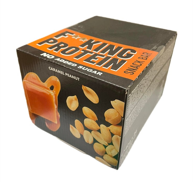 Fitking Protein Snack Bar, Caramel Peanut - 24 x 40g - Caramel Peanut