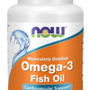 Omega-3 Fish Oil, Molecularly Distilled - 30 softgels