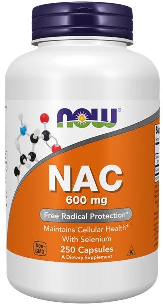 NAC mit Selen, 600mg - 250 Kapseln