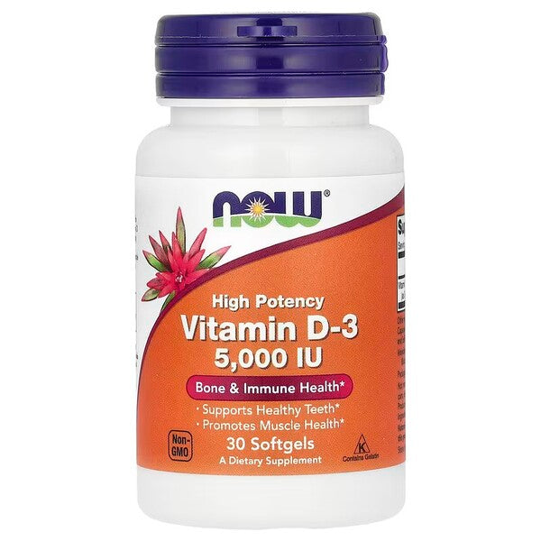 Vitamin D-3, 5000 IE – 30 Weichkapseln