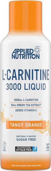 L-Carnitine Liquid 3000, Tangy Orange - 480 ml. - Tangy Orange