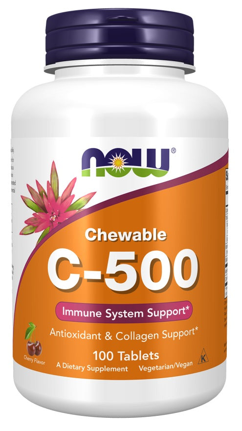 Vitamin C-500 Chewable, Cherry - 100 tabs - Cherry
