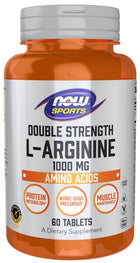 L-Arginine, 1000mg - 60 tablets