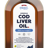 Norwegian Cod Liver Oil, 1000mg Omega 3 (Lemon-Mint) - 500 ml.