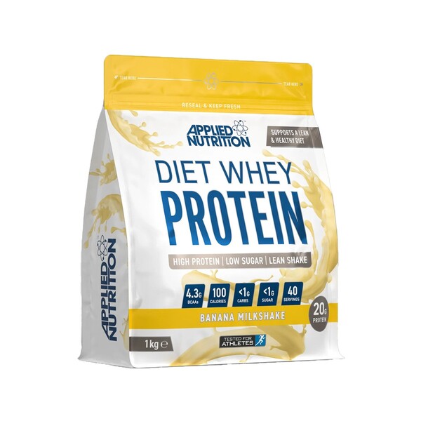Diet Whey, Banana Milkshake - 1000g - Banana Milkshake
