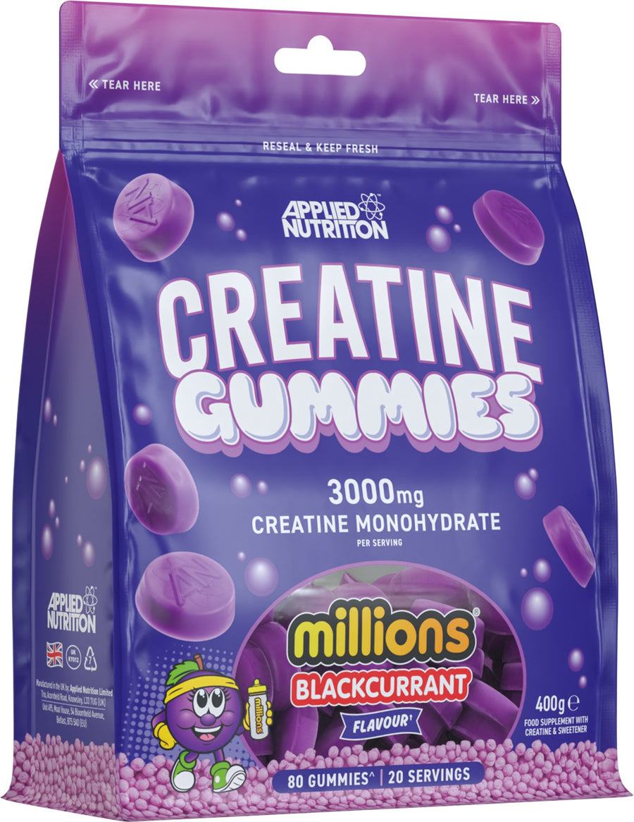 Creatine Gummies, Millions Blackcurrant - 80 gummies - Millions Blackcurrant