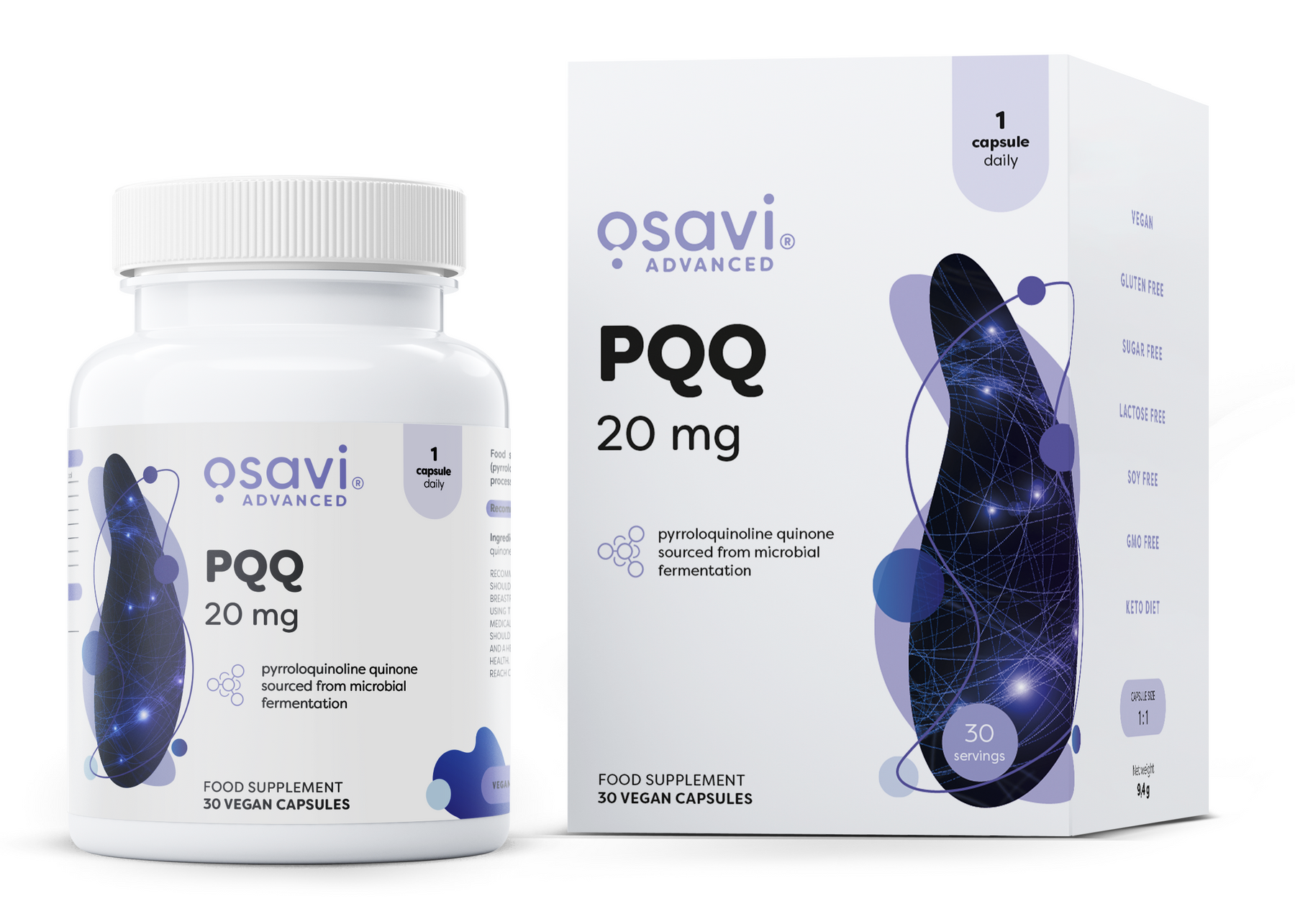 PQQ, 20mg - 30 vegan caps