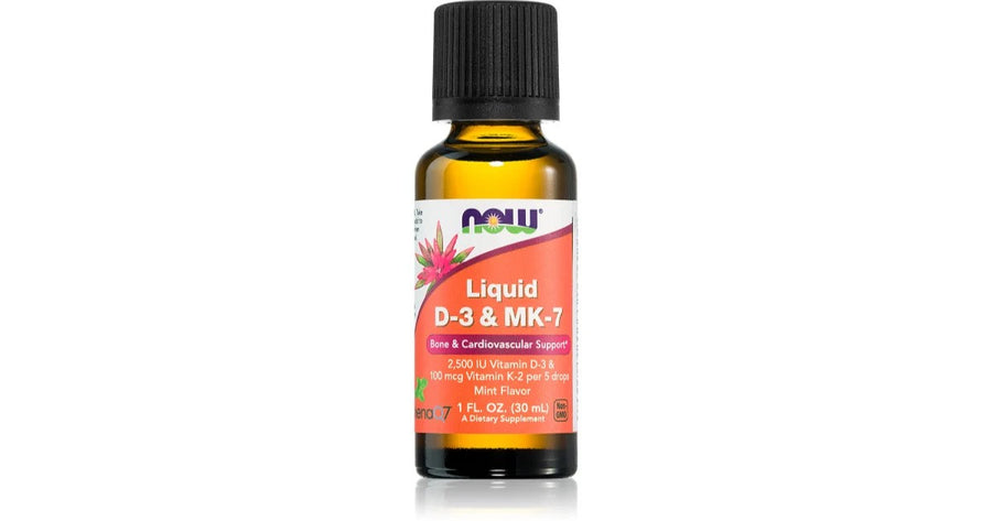 Liquid D-3 & MK-7, Mint - 30 ml.