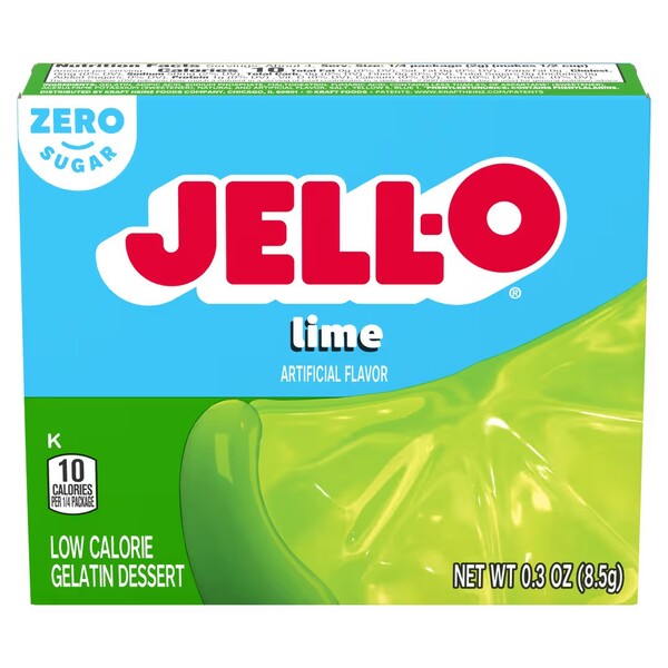 Gelatin Dessert Sugar Free, Lime - 8.5g - Lime