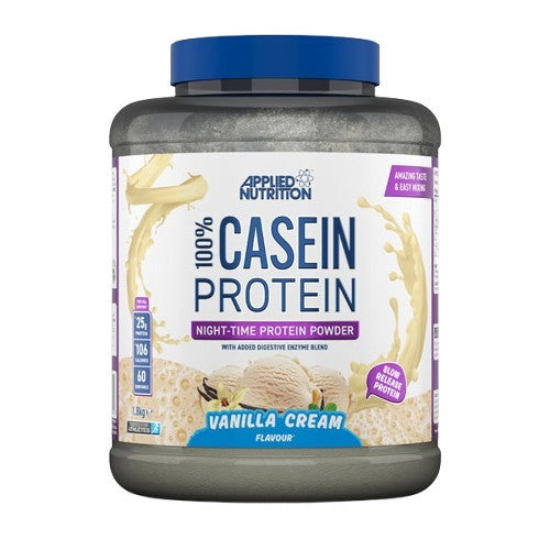 Applied Nutrition 100% Casein Protein, Vanilla - 1800g - Vanilla