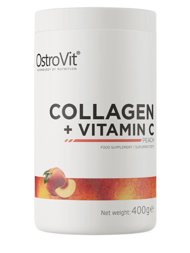 Collagen + Vitamin C, Peach - 400g - Peach