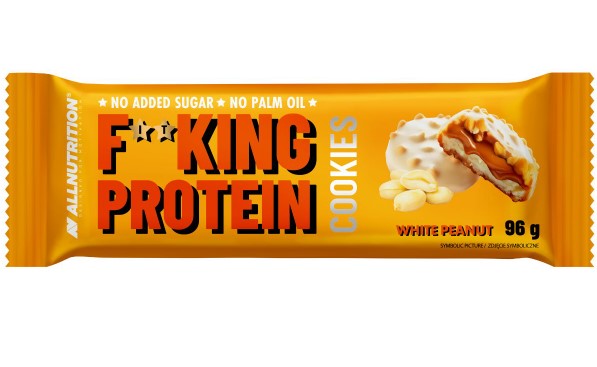 Fitking Protein Cookies, White Peanut - 6 cookies - White Peanut