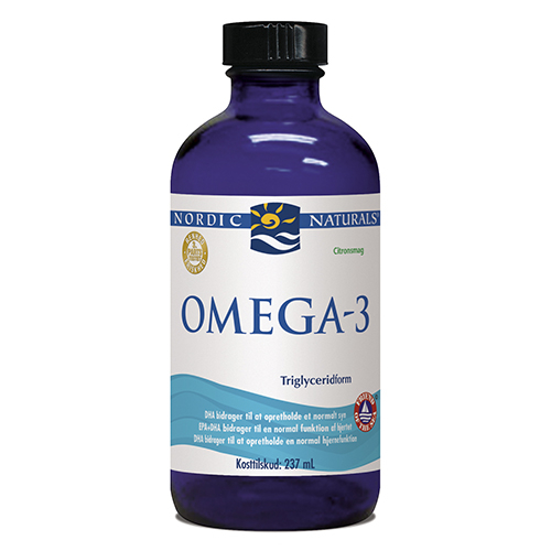 P-Eleven (Danish Label) Omega-3 Fiskeolie, 1560mg Lemon - 237 ml.