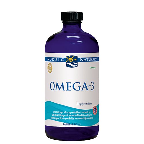 P-Eleven (Danish Label) Omega-3 Fiskeolie, 1560mg Lemon - 473 ml.