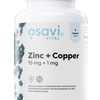 Zinc + Copper, 15mg + 1mg - 120 vegan caps