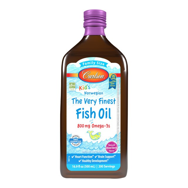 Kid's The Very Finest Fish Oil, 800mg Mixed Berry - 500 ml. - 800mg Mixed Berry