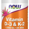 Vitamin D-3 & K-2 - 120 caps