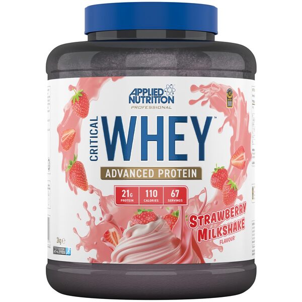 Critical Whey, Strawberry Milkshake - 2000g - Strawberry Milkshake