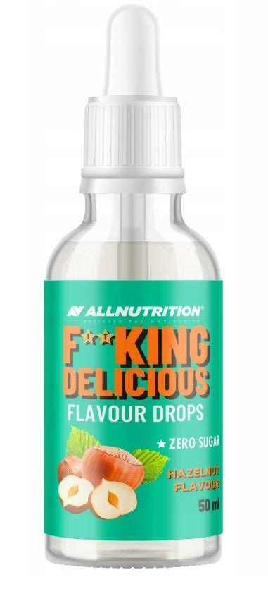 Fitking Delicious Flavour Drops, Hazelnut - 50 ml. - Hazelnut