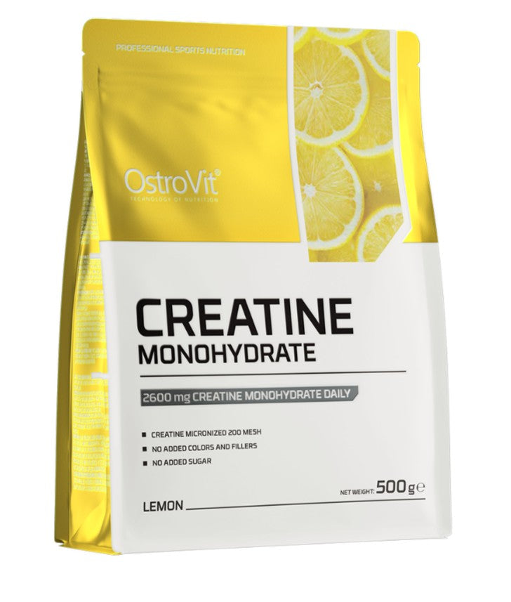 Creatine Monohydrate, Lemon - 500g - Lemon