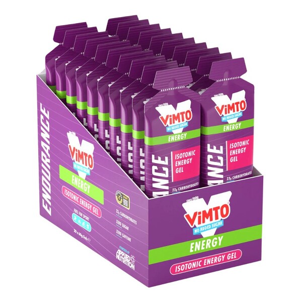 Endurance Energy Isotonic Energy Gel, Vimto - 20 x 60g - Vimto