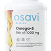 Omega-3 Fish Oil Molecularly Distilled, 1000mg (Lemon) - 120 softgels