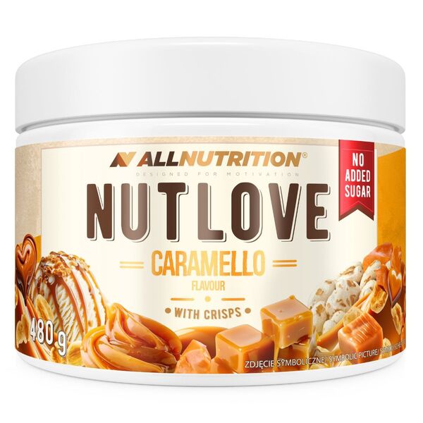 Nutlove, Caramello mit Crispies – 480 g
