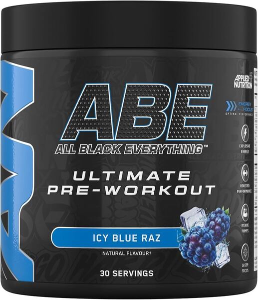 Applied Nutrition ABE - All Black Everything, Icy Blue Raz - 375g - Icy Blue Raz