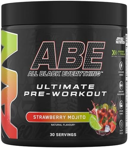 Applied Nutrition ABE - All Black Everything, Strawberry Mojito - 375g - Strawberry Mojito