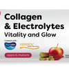Collagen Electrolytes Vitality and Glow, Apple & Rhubarb - 10g (1 serving)