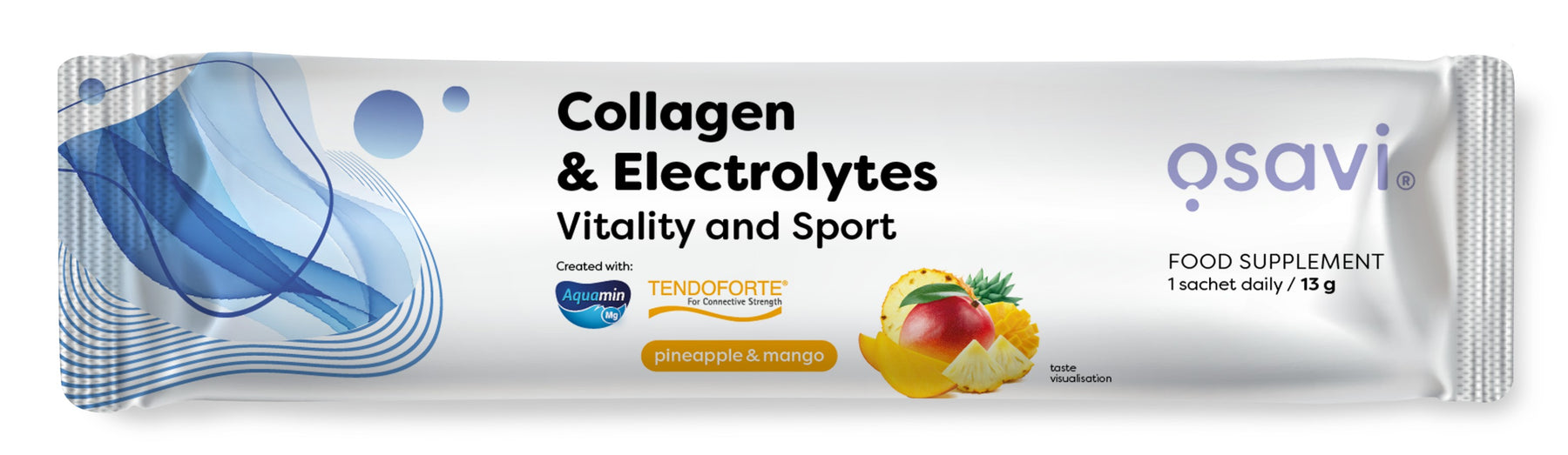 Collagen Electrolytes Vitality and Sport, Pineapple & Mango - 13g (1 serving)