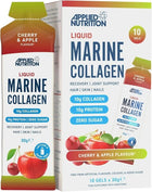 Liquid Marine Collagen, Cherry & Apple - 10 x 30g - Cherry & Apple