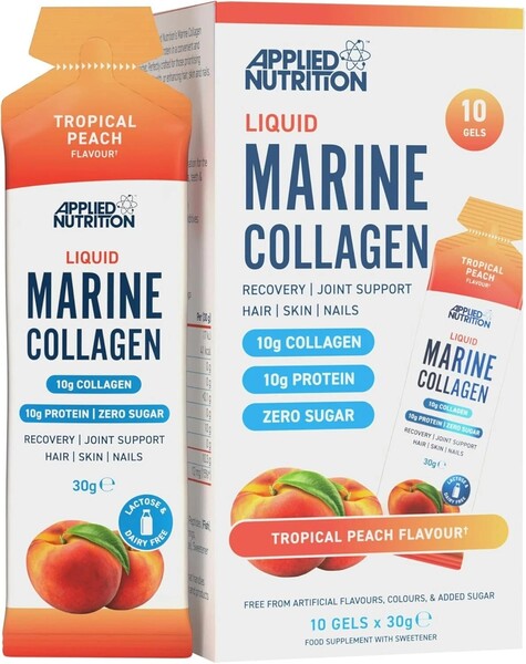 Liquid Marine Collagen, Tropical Peach - 10 x 30g - Tropical Peach