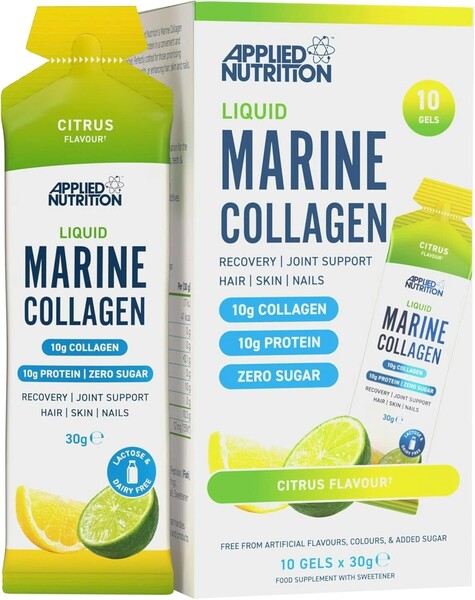 Liquid Marine Collagen, Citrus - 10 x 30g - Citrus