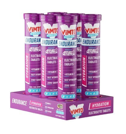 Endurance Hydration Electrolyte Effervescent Tablets, Vimto - 6 x 20 tabs - Vimto